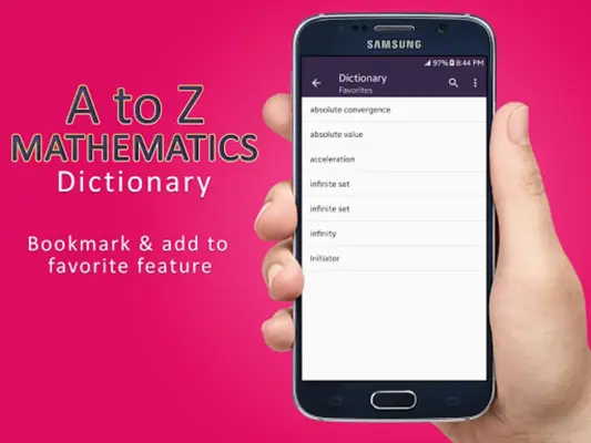 Mathematics Dictionary android App screenshot 2